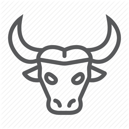 Animal, Bison, Buffalo, Head, Logo, Wild, Zoo Icon