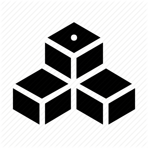 Blocks, Building, Webpage, Website Icon