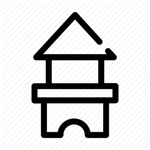 Brick, Building Blocks, House, Kid, Lego, Toy Icon