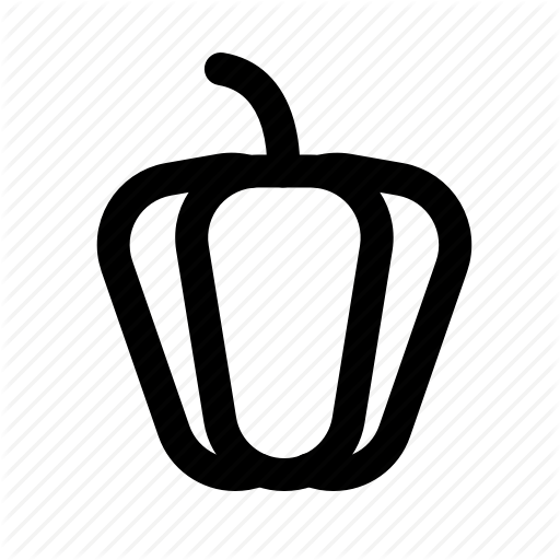 Bulgarian Pepper, Diet, Eat, Food, Pepper, Vegetable Icon