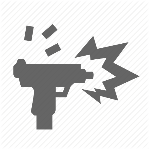 Bullet, Handgun, Military, Pistol, Shoot, Uzi, Weapon Icon