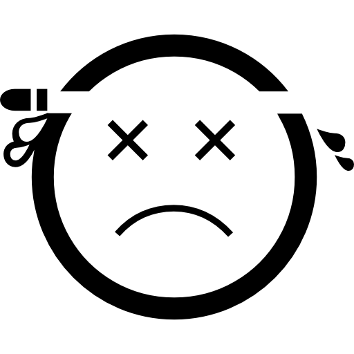 Bullet Passing Through A Man Head Icons Free Download