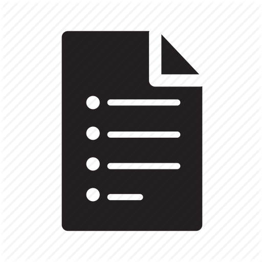 Bullet Points, Bulletpoints, Check, Document, Files, List Icon