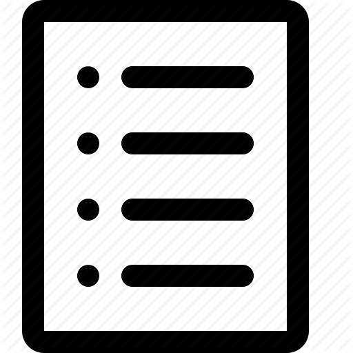 Bullet List, Checklist, Details, List, To Do Icon