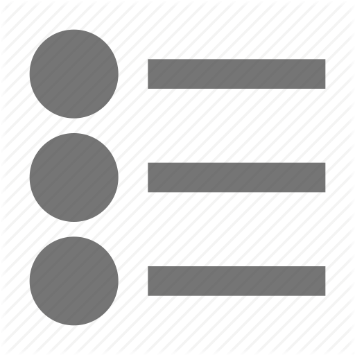 Bullet List, List Icon