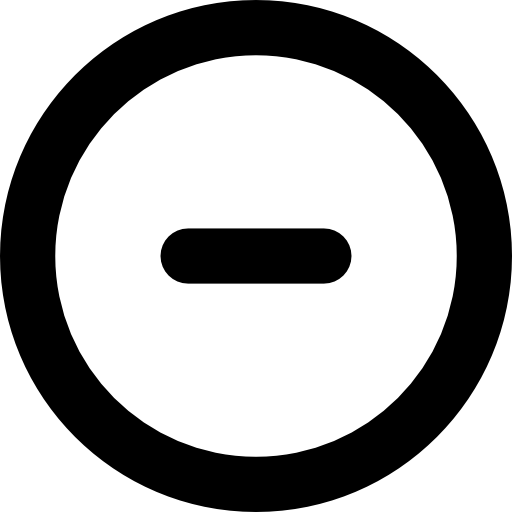 Minus Circular Button Icons Free Download