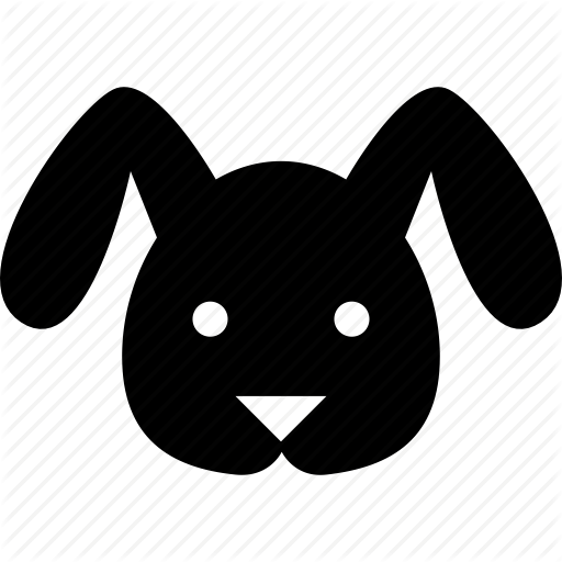 Animal, Bunny, Cute, Head Icon