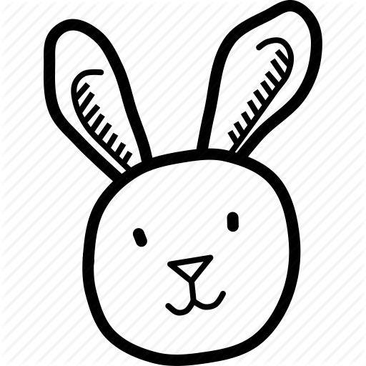 Bunny, Cute, Easter, Expression, Happy, Rabbit, Smiley Icon