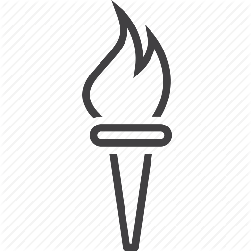 Burning, Fire, Torch Icon