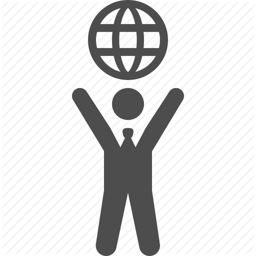 Business, Businessman, Global, Globe, Hands, Man, Network Icon