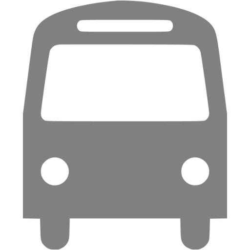 Gray Bus Icon