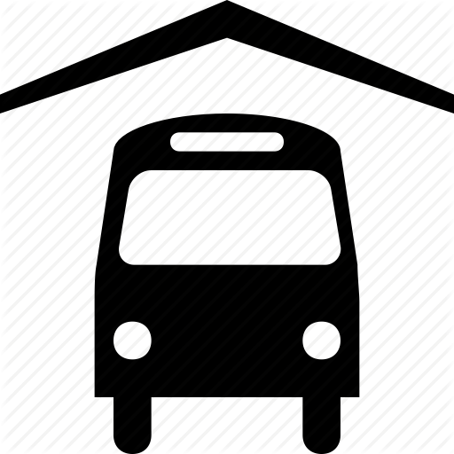 Bus, Public, Station, Transport Icon