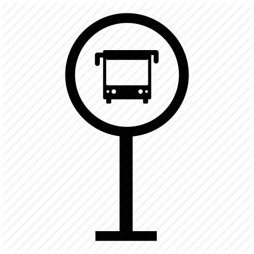 Bus, Bus Stop, Passengers, Sign, Station, Street Sign, Transport Icon