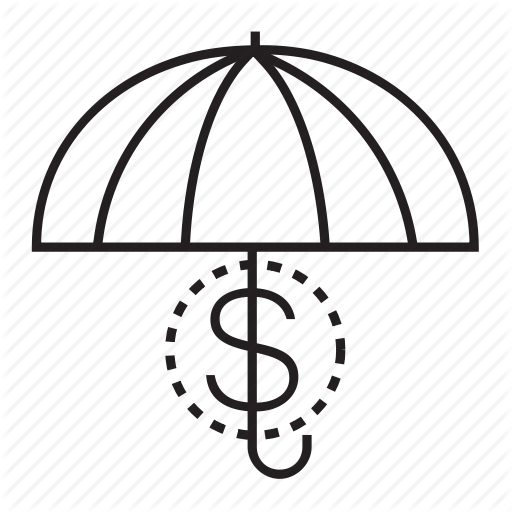 Business, Business Flat Icon, Money, Umbrella Icon