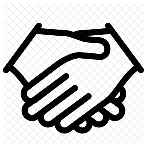 Handshake Banner Black And White Stock Business Customer Huge