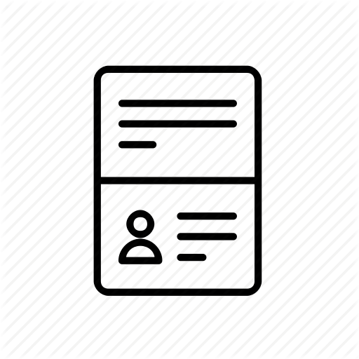 Business, Doc, Document, Passpot, Persone Icon