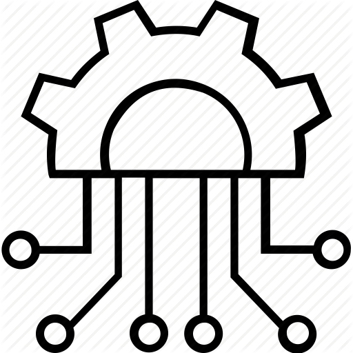 Bi, Business Intelligence, Cog, Information, Strategy, Technology Icon