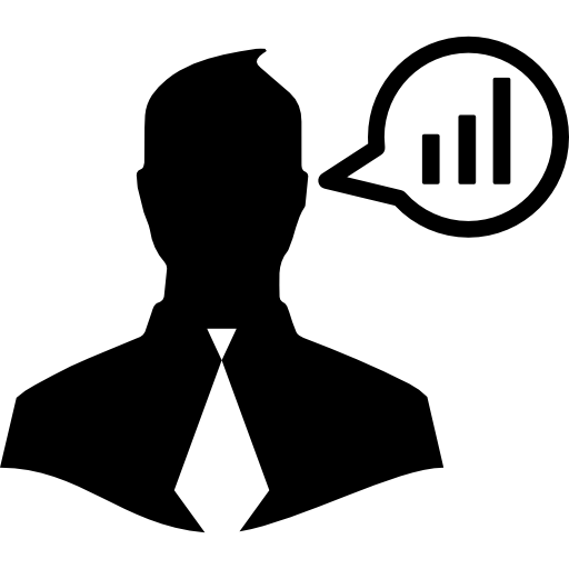 Businessman Talking About Data Analysis