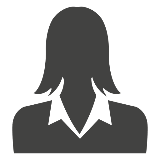 Businesswoman Avatar Silhouette