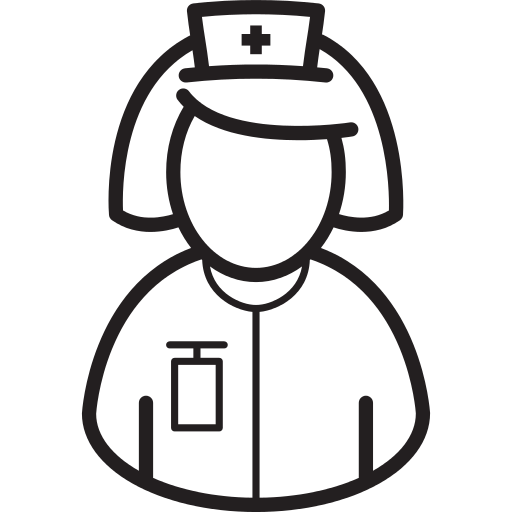 Nurse Bust Png Icon