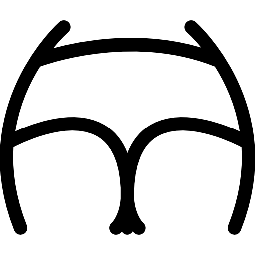 Butt Wearing Underwear Icons Free Download