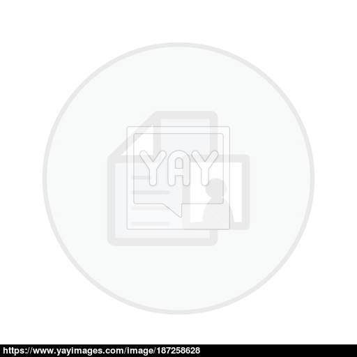 Office Paper White Button Icon Vector