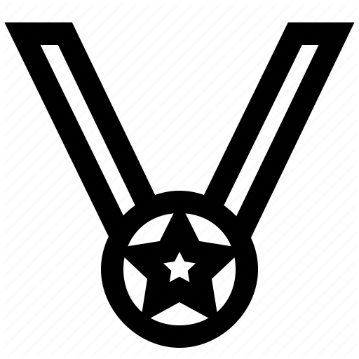 Basketball, Icon, Medali, Outline, Set Icon