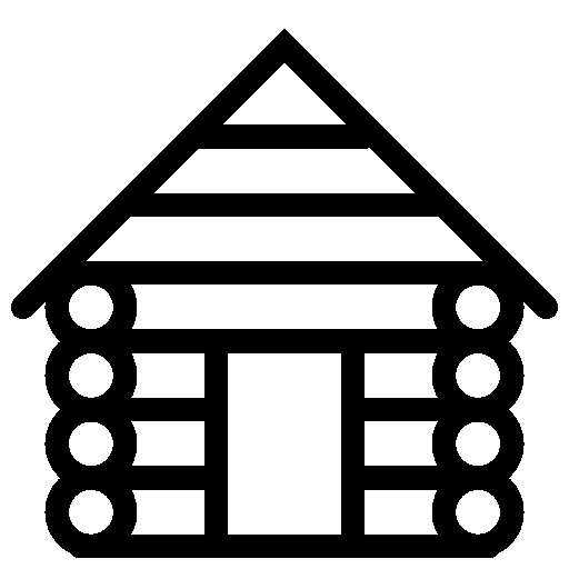 Household Log Cabn Ios Iconset