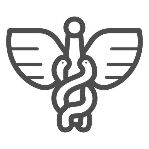 Caduceus Stroke Icon
