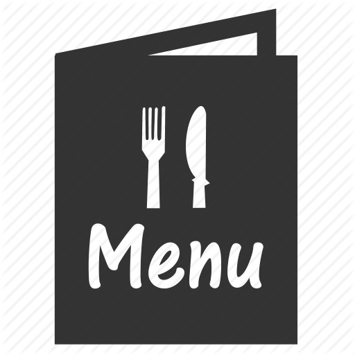 Dinner Menu Icon Writing Is Easy