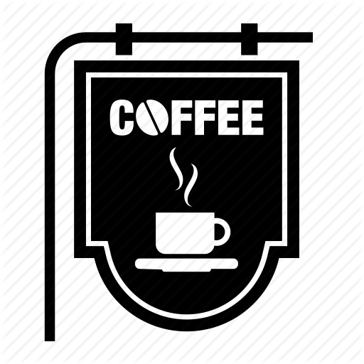 Cafe, Cafeteria, Coffee, Coffee Shop, Cup, Sign Icon