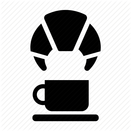 Cafe, Cafeteria, Coffee, Croissant, Cup, Museum, Shop Icon