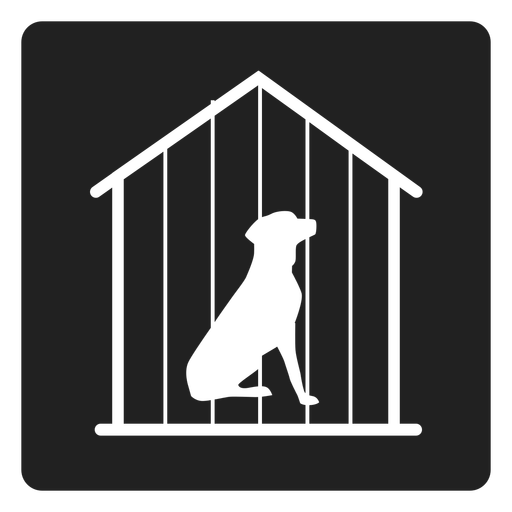 Dog Cage Square Icons