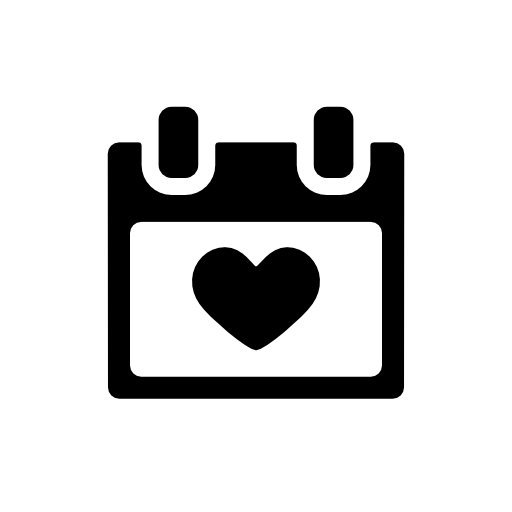 Love Calendar Icon Free Icons Download