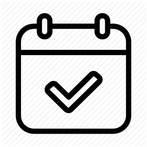 Calendar, Done, Reminder Icon