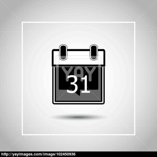 Calendar Flat Icon Calendar Date Vector