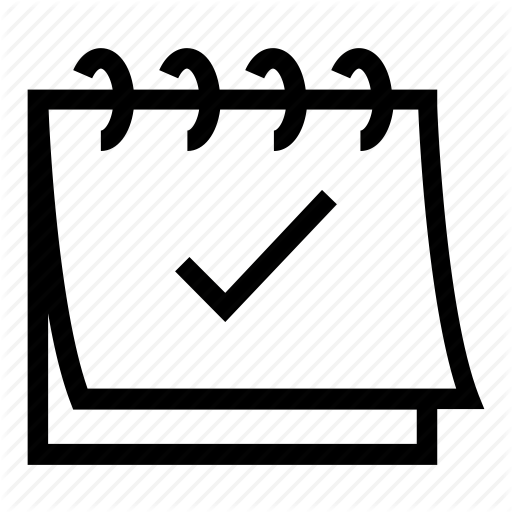 Calendar, Check, Check Calendar Icon