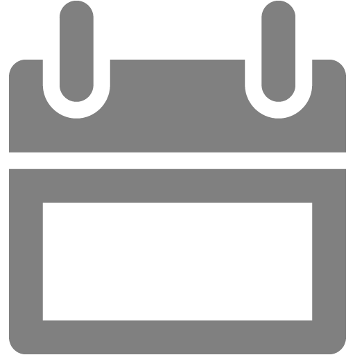 Gray Calendar Icon
