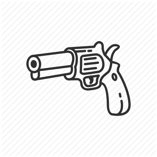 Bullet, Calibre, Firearm, Gun, Pistol, Revolver, Weapon Icon