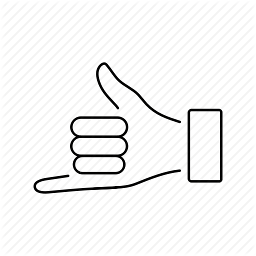 Call, Gesture, Hand, Me Icon