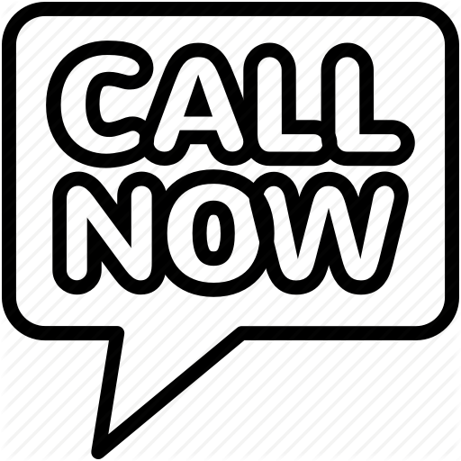 Buy Online, Call Now, Speech Bubble Icon