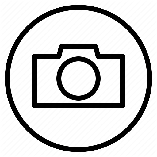 Camera, Circle, Sign Icon