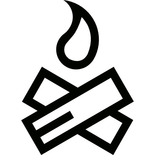 Campfire Icon Free Of Mountans
