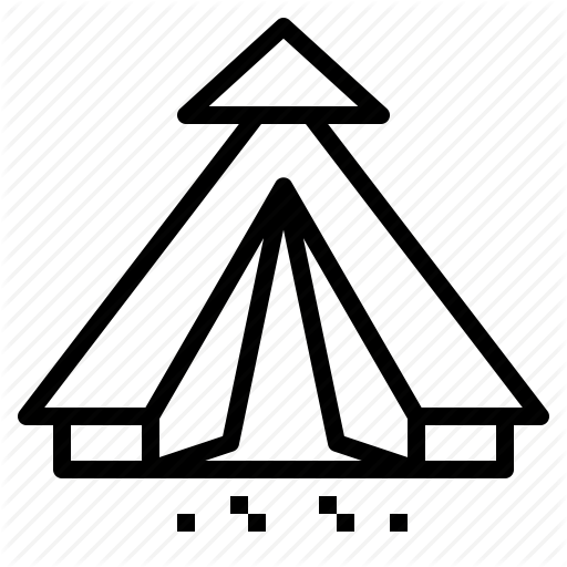 Camping, Nature, Tent Icon