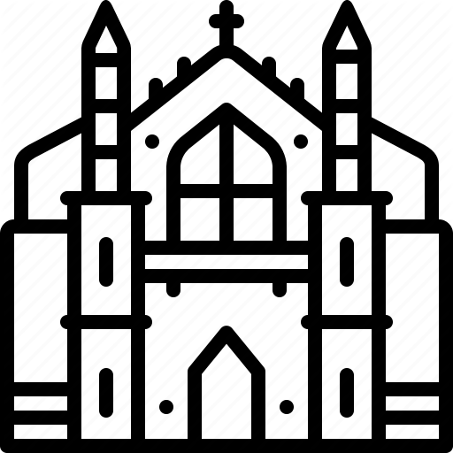 Academy, Building, Cambridge, Campus, College, University Icon