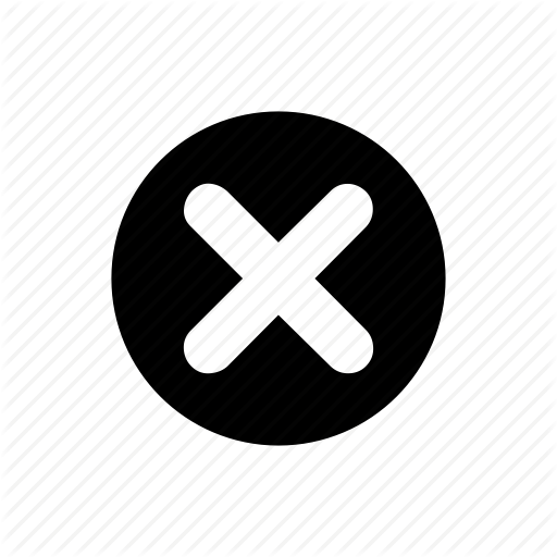 Cancel, Close, Cross, Danger, Error, Exit, Problem Icon