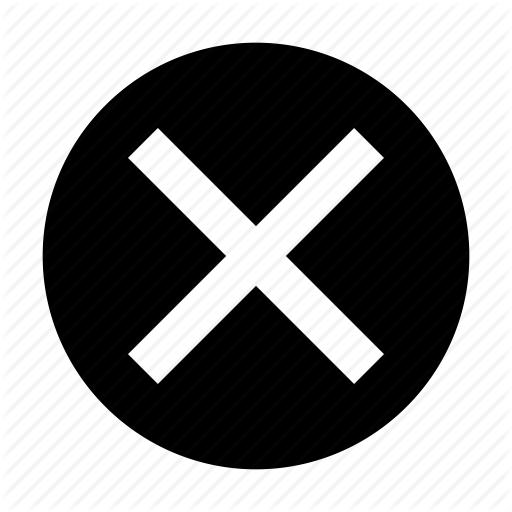 Cancel, Close Button, Cross, Delete Symbol, X Mark Icon