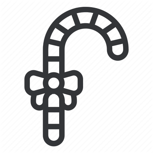 Candy, Cane, Christmas, New Year, Party, Xmas Icon