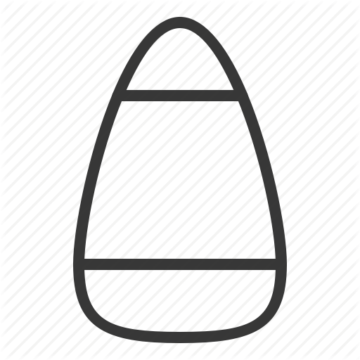 Candy, Candy Corn, Dessert, Halloween, Sweets Icon