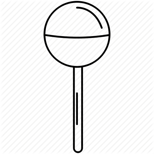 Candy, Food, Lollipop Icon